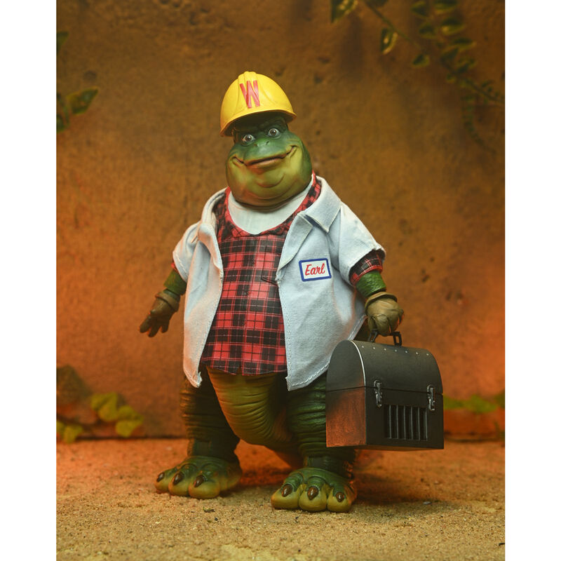 Figura Ultimate Earl Sinclair Wesayso NECA 18cm. Dinosaurs Edición Corporativa